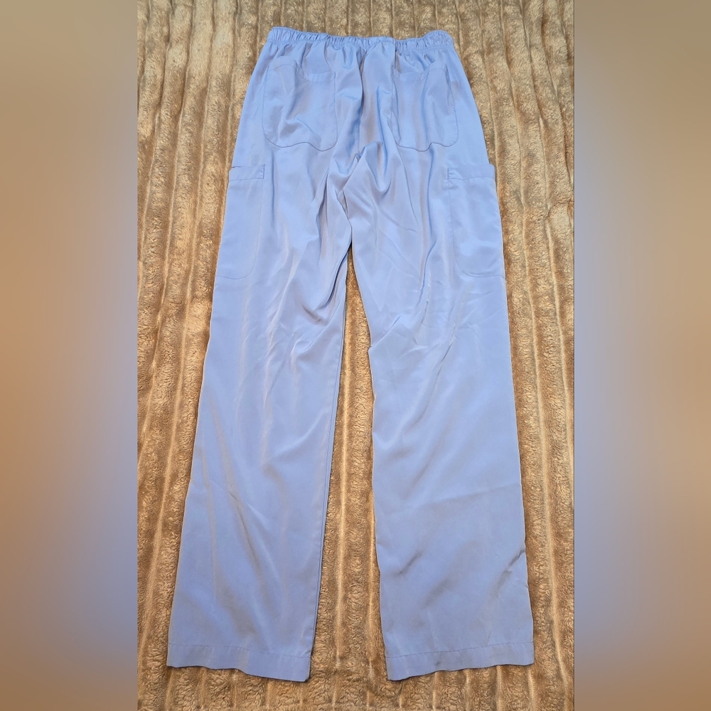 Elevate IRG: Women's full elastic Scrubs Pant...CIEL BLUE ...Size M - Picture 2 of 9